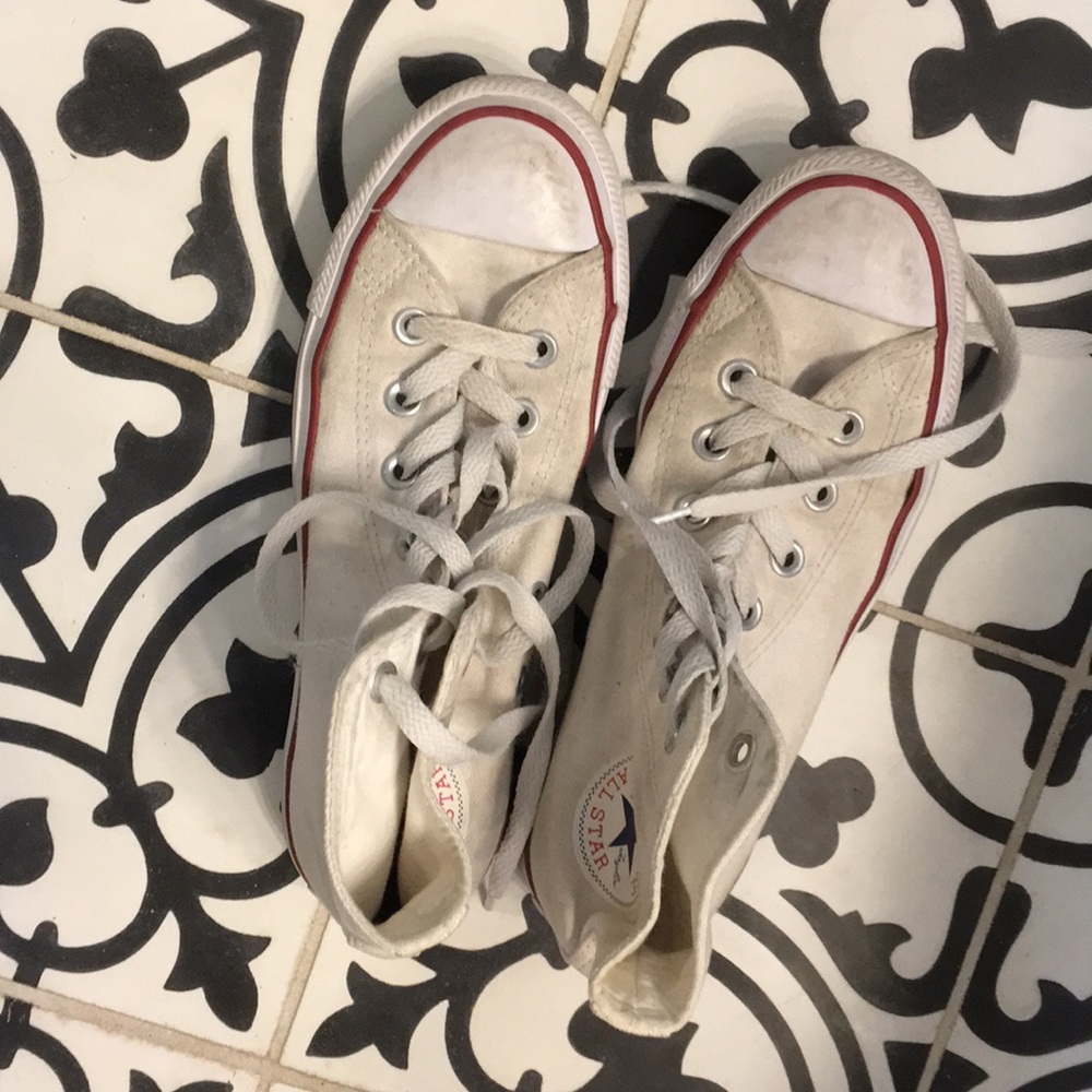 white converse all star high tops